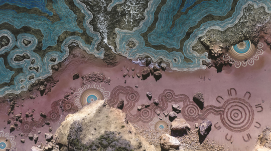 Salty One X Burruguu Art Collab 1/1 **Original Artwork ** 2.5m x 1.4m