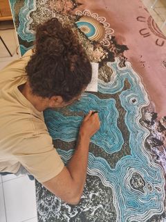 Salty One X Burruguu Art Collab 1/1 **Original Artwork ** 2.5m x 1.4m