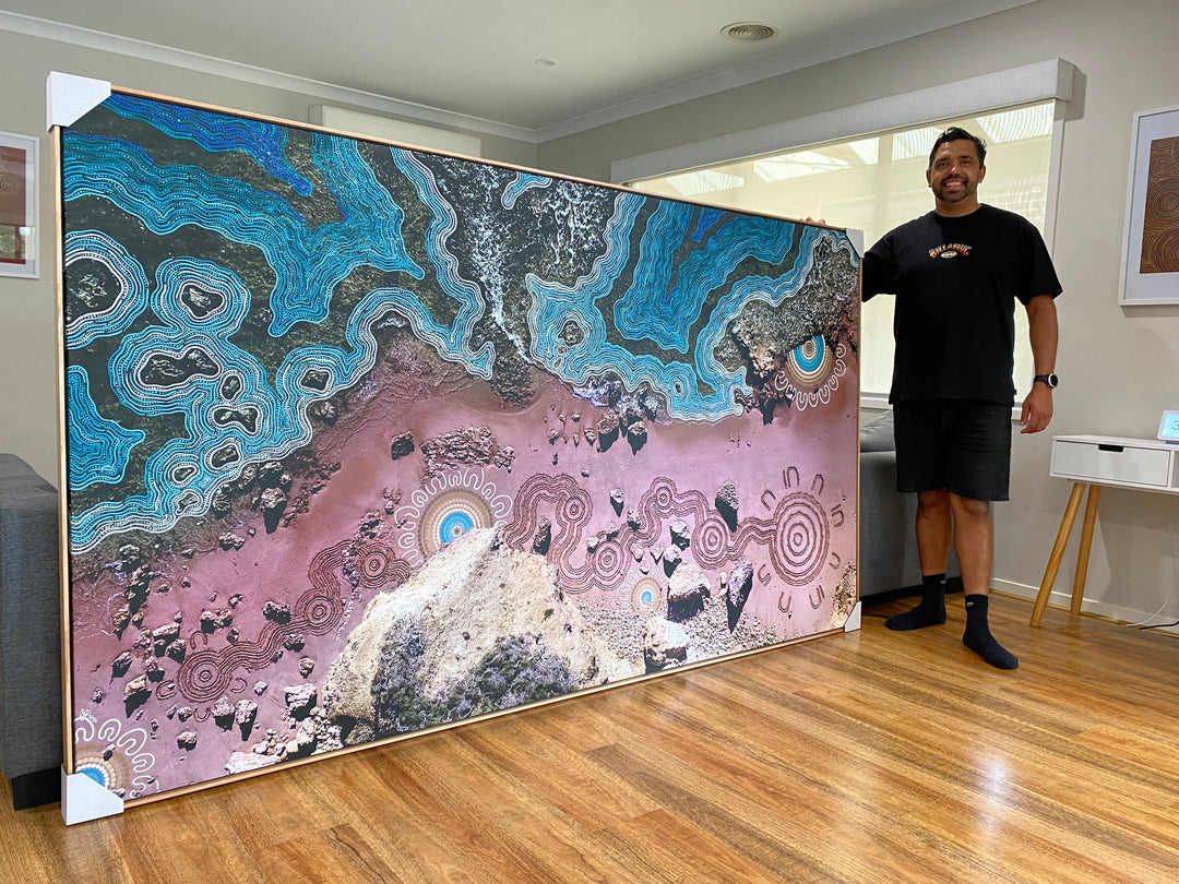 Salty One X Burruguu Art Collab 1/1 **Original Artwork ** 2.5m x 1.4m