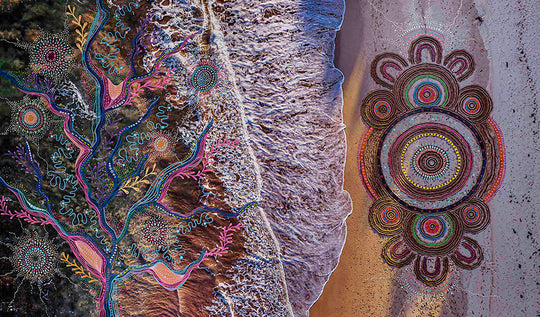 **Original Artwork ** Salty One X Bobbi Lockyer ‘Reinvigorate’ #1 Collaboration