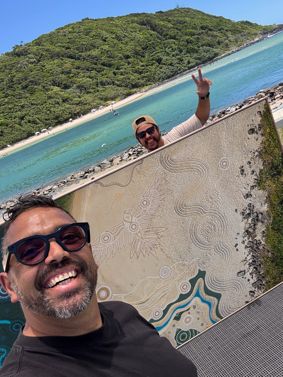 Salty One X Bundjalung Dreaming "Two Worlds, One Journey" **Original Artwork**