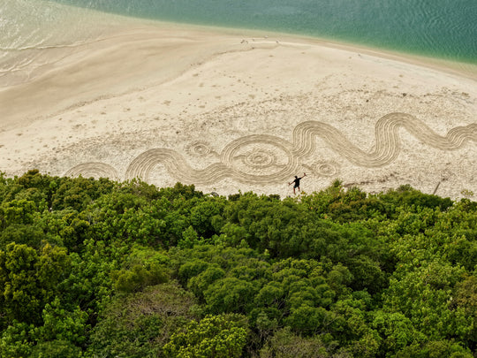 Salty One X Bundjalung Dreaming "Two Worlds, One Journey" **Original Artwork**